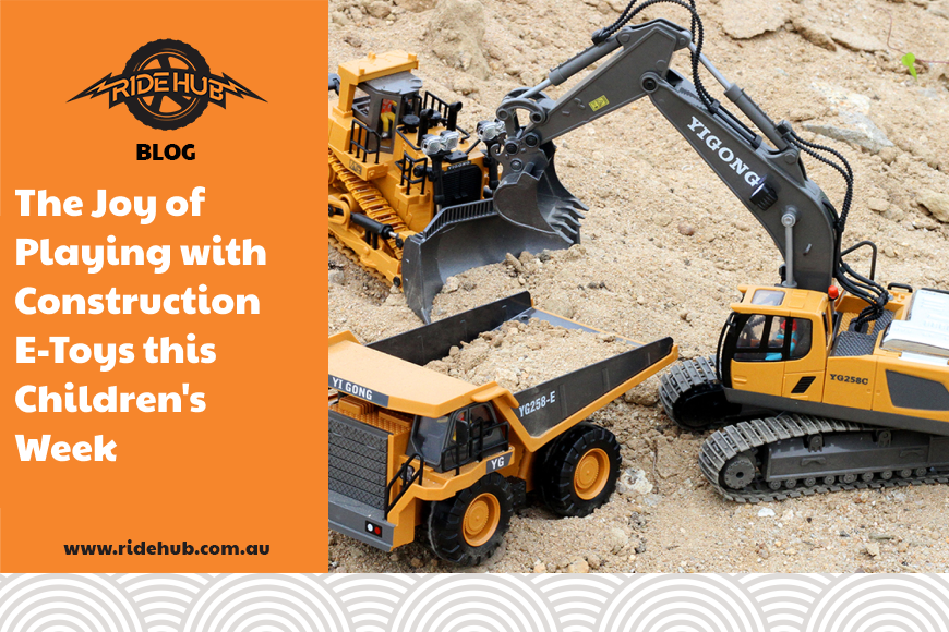 The Joy of Playing with Construction E-Toys this Children's Week